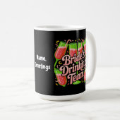 Bruids Drankteam Bachelorette Party Design Koffiemok (Voorkant rechts)