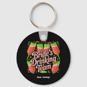 Bruids Drankteam Bachelorette Party Design Sleutelhanger (Voorkant)