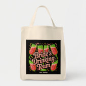 Bruids Drankteam Bachelorette Party Design Tote Bag (Voorkant)