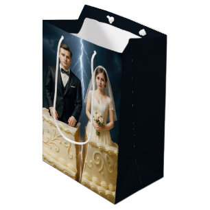 Bruids- en Bruidegom Scheidingscake Medium Cadeauzakje