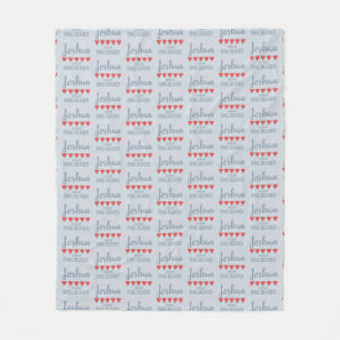 Bruids- en trouwpartij 5-hart ringdrager fleece deken