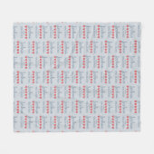 Bruids- en trouwpartij 5-hart ringdrager fleece deken (Voorkant (Horizontaal))