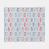 Bruids- en trouwpartij 5 Heart Usher Fleece Deken (Voorkant (Horizontaal))