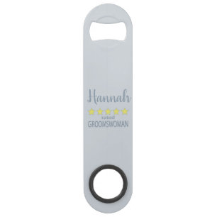 Bruids- en trouwpartij 5-sterren Groomswoman Speed Flessenopener