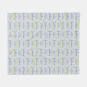 Bruids- en trouwpartij 5-sterren pageboy fleece deken (Voorkant (Horizontaal))