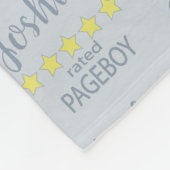 Bruids- en trouwpartij 5-sterren pageboy fleece deken (Hoek)