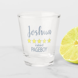 Bruids- en trouwpartij 5-sterren pageboy shot glas