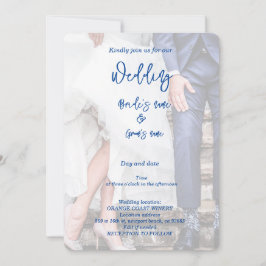 Bruids feest viering uitnodiging