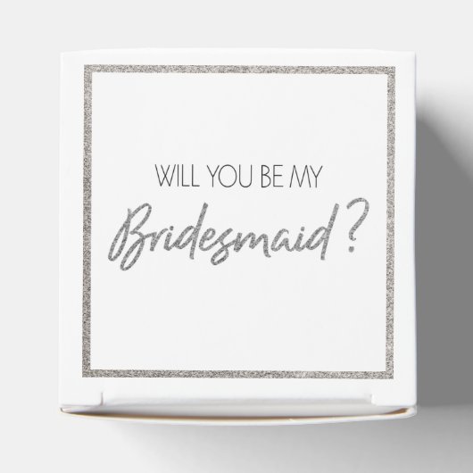 Bruids Feestgeschenk, Bruidsmeisje Gift, Bruiloft Bedankdoosjes (Bovenkant)