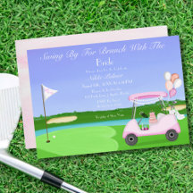 Bruids Golfkar Bruids Shower Brunch Feest