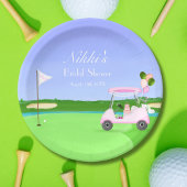 Bruids Golfkar Golf Bruidsfeest Brunch  Papieren Bordje