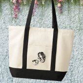 Bruids Hair Stylist Grote Canvas tas