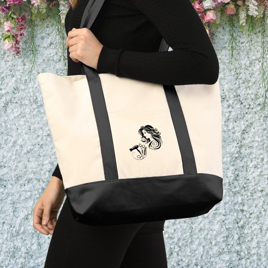 Bruids Hair Stylist Grote Canvas tas
