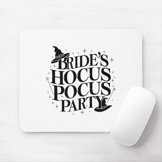 Bruid's Hocus Pocus Feest Bachelorette Halloween 1 Muismat (Met muis)