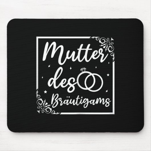 Bruids Huwelijk Moeder Moeder Van De Bruidegom  Muismat (Voorkant)
