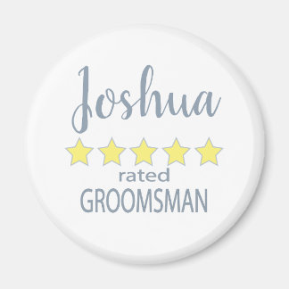 Bruids & Huwelijksfeest 5 Sterren Groomsman Magneet