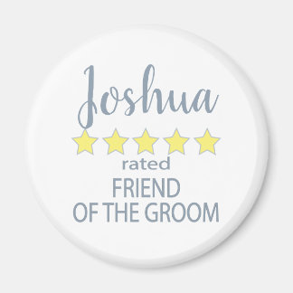 Bruids & Huwelijksfeest 5 Sterren Vriend van Groom Magneet