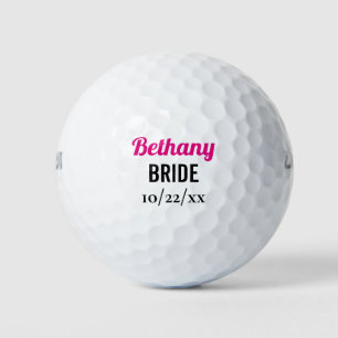 Bruids-huwelijksfeest cadeau vrijgezellenfeest golfballen