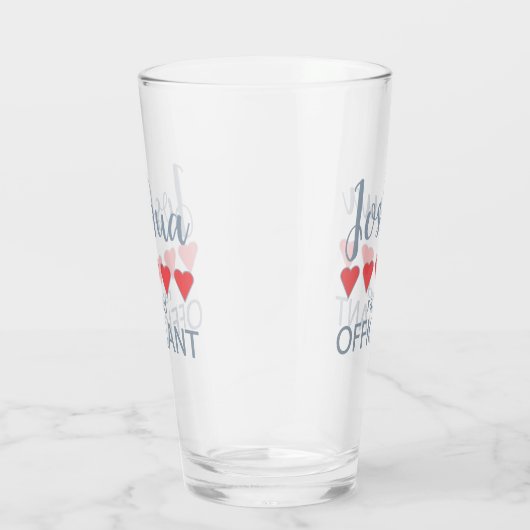 Bruids & Huwelijkspartij 5 Hart Officiant Glas (Rechts)