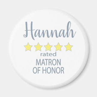 Bruids & Huwelijkspartij 5 Sterren Matron van Eer Magneet