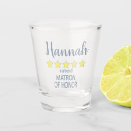 Bruids & Huwelijkspartij 5 Sterren Matron van Eer Shot Glas