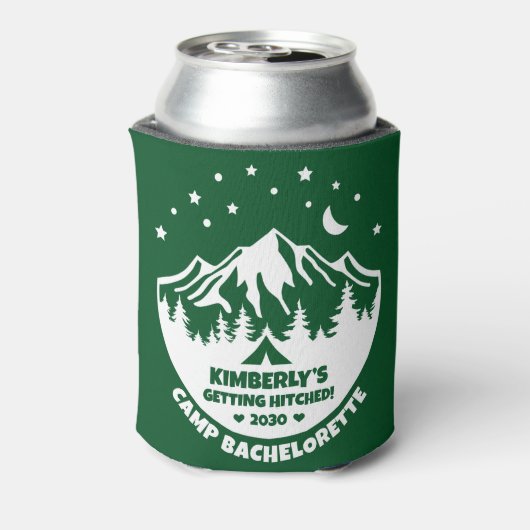 Bruids Kamp Bachelorette Feest Blikjeskoeler (Blikje Achterkant)