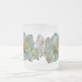 Bruids Kroon Daffodils Close Up Frosted Glass Mok (Center)