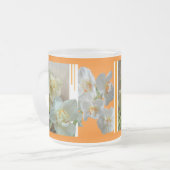 Bruids Kroon Daffodils Design Frosted Glass Mok (Voorkant links)