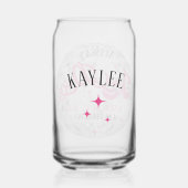 Bruids Laatste Disco Bal vrijgezellenfeest favorie Blikvorm Glas (Achterkant)