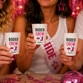 Bruids Laatste Rodeo Bachelorette Feestje Matching Papieren Bekers