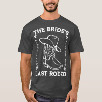 Bruids Laatste Rodeo Bruids Bruidsfeestje Vintage T-shirt