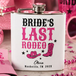 Bruids laatste rodeo western vrijgezellenfeest voo heupfles