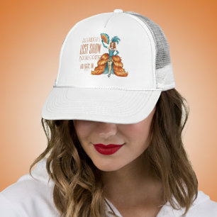 Bruid's Laatste Show Art Deco Showgirl Hen Party Trucker Pet