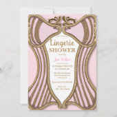 Bruids lingerie feest kaart (Voorkant)