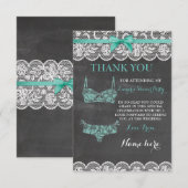 Bruids lingerie feest kaarten (Voorkant / Achterkant)