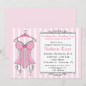 Bruids lingerie feest uitnodiging (Voorkant / Achterkant)