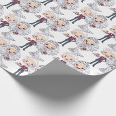 Bruids- of bruiloft cadeaupapier (Hoek)