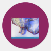 Bruids Oosterse Sieraden Ronde Sticker (Voorkant)