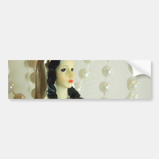 Bruids Parels Bumpersticker (Voorkant)