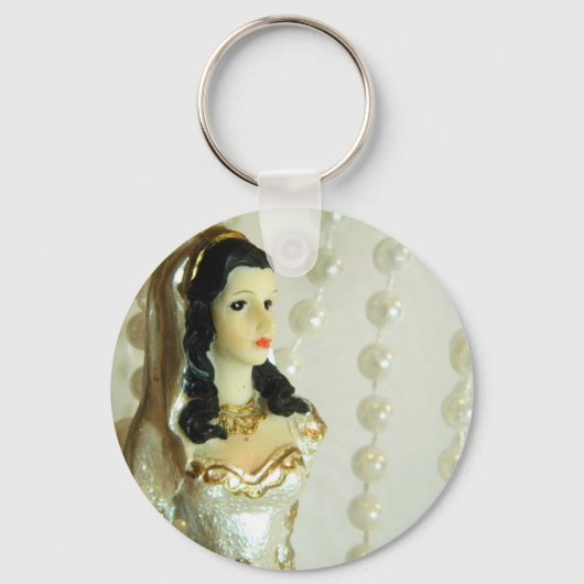 Bruids Parels Sleutelhanger (Voorkant)