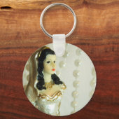 Bruids Parels Sleutelhanger (Voorkant)