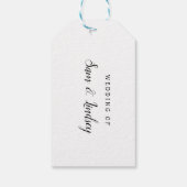 bruids partij geschenk tas cadeaulabel (Achterkant)