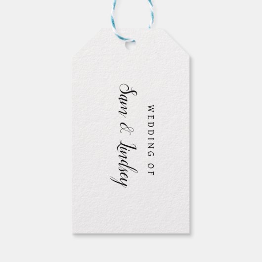  bruids partij geschenk tas cadeaulabel (Achterkant)