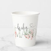 Bruids partij gunsten & bruidsmeisje papieren beke papieren bekers (Voorkant)