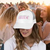 Bruids Party Bruid Modern Bachelorette Trucker Pet