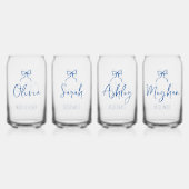 Bruids Party bruidsmeisje eigenzinnige boog aangep Blikvorm Glas (Voorkant)