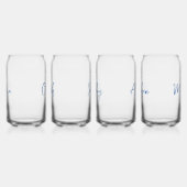 Bruids Party bruidsmeisje eigenzinnige boog aangep Blikvorm Glas (Links)