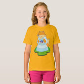 Bruids sluier trouwen t-shirt (Voorkant volledig)