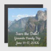 Bruids sluier waterval en Half Dome in Yosemite (Voorkant / Achterkant)