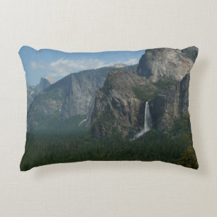 Bruids sluier waterval en Half Dome in Yosemite Accent Kussen